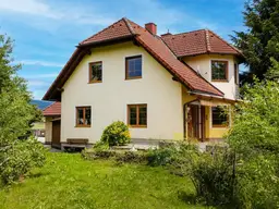 Sonniges Einfamilienhaus mit 7 Zimmern, Terrasse mit Laube &amp; Doppelgarage mitten im Grünen in St. Lorenzen im Mürztal