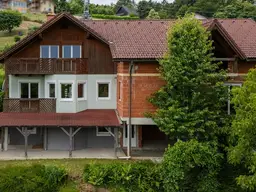 Vielseitiges Haus samt Rohbau-Erweiterung, großem Carport &amp; wunderschönem Garten in Bad Schwanberg