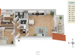 Altbau-Dachgeschosswohnung TOP 7, befristet vermietet!