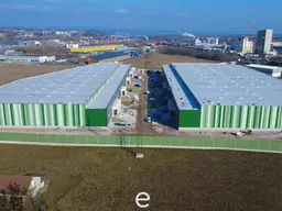 NEUBAU - Produktions / Lagerhalle mit Büroflächen in Enns/Ennshafen zu vermieten – individuell und zukunftsorientiert
