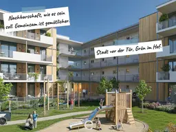 HYGGE Wohnen Top A0.2 - Erdgeschosswohnung 68,32m² mit privatem Garten inkl. TGP