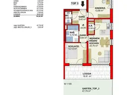Neubau: 3-Zimmer-Gartenwohnung in Südlage zu verkaufen!