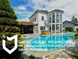 GROßZÜGIGES WOHNJUWEL - IHR TRAUMHAUS MIT POOLIDYLLE NAHE DEM PICHLINGERSEE