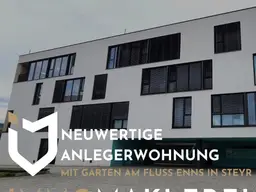NEUWERTIGE ANLEGERWOHNUNG MIT GARTEN IN IDYLLISCHER LAGE AM FLUSS ENNS