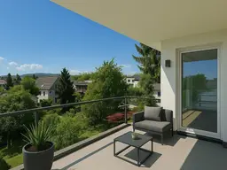 Schlüsselfertig: Sonnige Wohnung mit zwei Balkonen!