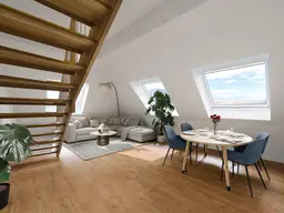 Traumhafte 3-Zimmer Dachgeschosswohnung mit großzügiger Dachterrasse - inkl. Möglichkeit zur freien Gestaltung!