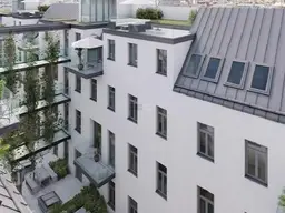 ERSTBEZUG: Stilvolle Dachgeschossmaisonette mit Galerie und Dachterrasse beim Rochusmarkt