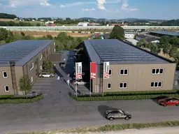 Gewerbeflächen (Büro, Produktionshalle u. Lager) 142m²