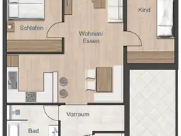 NEUBAU-Wohnungen in Straßwalchen! 3-Zimmer Wohnung mit Balkon! ERSTBEZUG mit Tischlerküche