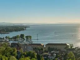  Panorama-Suite m Garten + opt. Pool; optional 170-290 qm Wohnfläche; 300°-Blick über den ganzen Bodensee und die Alpen; 