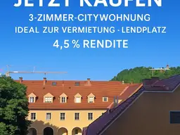 Top-Rendite im Herzen der City – 3 Zimmer mit Schloßbergblick &amp; ca. 4,5 % Ertrag! (Provisionsfrei)