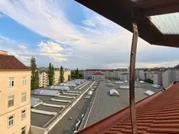 Baubewilligter Rohdachboden mit tollem Fernblick - 10 Gehminuten nach Spittelau!