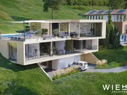Luxuriöses Wohnen am Hang – Grundstück mit Panoramablick &amp; Architektenplanung