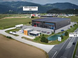 Flexible Mietflächen in Top-Lage an der A2 Völkermarkt Ost