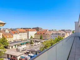 ERSTBEZUG: Moderne Maisonette mit Balkon &amp; Loggia am Benediktinermarkt in Klagenfurt!