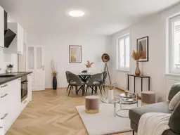Freier MZ: Ruhige 3-Zimmer-Wohnung mit Loggia nahe Mariahilfer Straße ***befristet vermietet***
