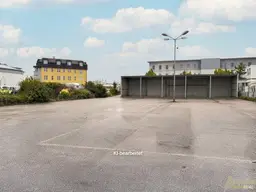 1.888 m² befestigte Gewerbe- &amp; Lagerfreifläche mit Flugdach