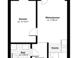 Neubau Investment 2022, 41 m² mit Garage und Balkon | Anlegerwohnung