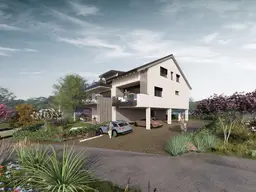 Neubauprojekt: Traumhafte Fünfzimmerwohnung über zwei Etagen mit weitläufigem Garten in Elixhausen