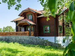 LUXURIÖSES BLOCKHAUS! Ihr stilvoller Rückzugsort inmitten der Natur!