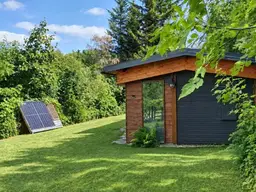 1.505 m² Bauland mit Fernblick und Freizeithaus in Hochegg