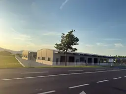 Neue Gewerbehalle - 154-245 m² je Einheit - Lager, Produktion, Werkstatt, Büro - Erstbezug - direkt an der B17, nahe A2 - Teesdorf bei Baden, Kottingbrunn, Bad Vöslau, NÖ südlich von Wien