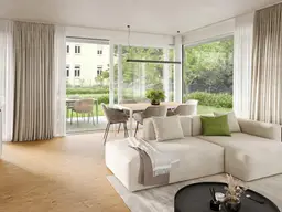 2-Zimmer mit Terrasse in Grünlage