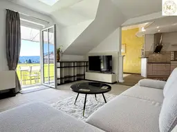 Stylisches Design-Apartment mit Balkon und Wörthersee-Blick – Wohnen, wo andere Urlaub machen