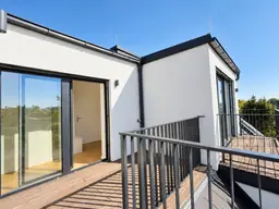 Erstbezug · 3-Zimmer-Dachgeschosswohnung mit 17 m² Terrasse in Stammersdorf