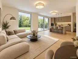 GARTENMIETWOHNUNG IN OBERSIEVERING - 4 Zimmer - ca. 122 m² GWNFL - ERSTBEZUG - ca. 180 m² Eigengarten - ca. 40 m² Terrasse