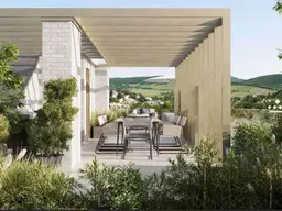 Elegantes Penthouse mit großzügiger Dachterrasse und Blick ins Grüne