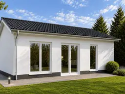 Leichtbauhaus 44m² auf 310m² Grund in Schandorf