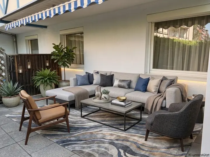 Terrasse (Einrichtung KI-unterstützt)