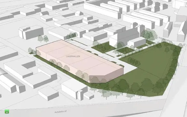 Visualisierung Halle