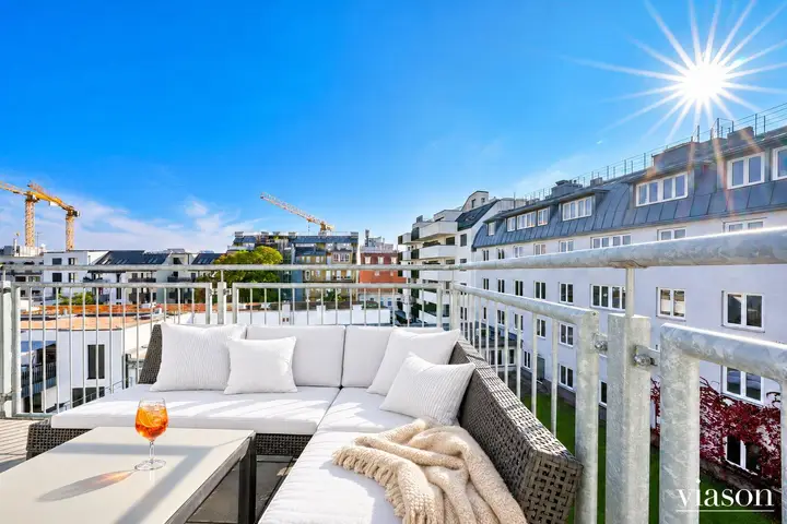 Virtual Staging Balkon