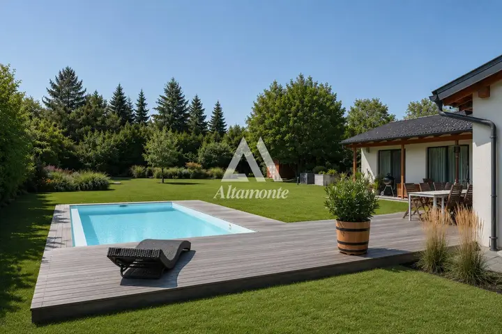 Garten mit Pool