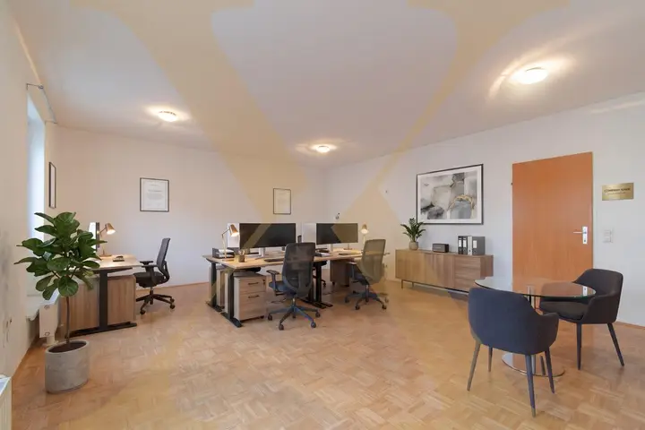 Bsp. Büro - Visualisierung – Einrichtung mittels KI generiert