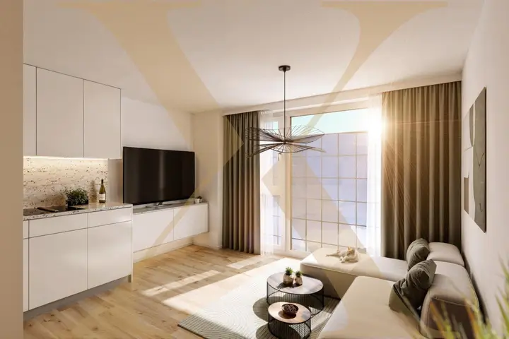 Visualisierung - Wohn-/Koch-/Essbereich