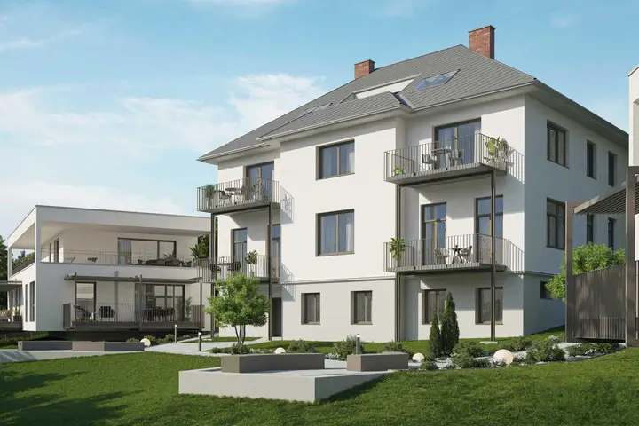 Blick zum Haus