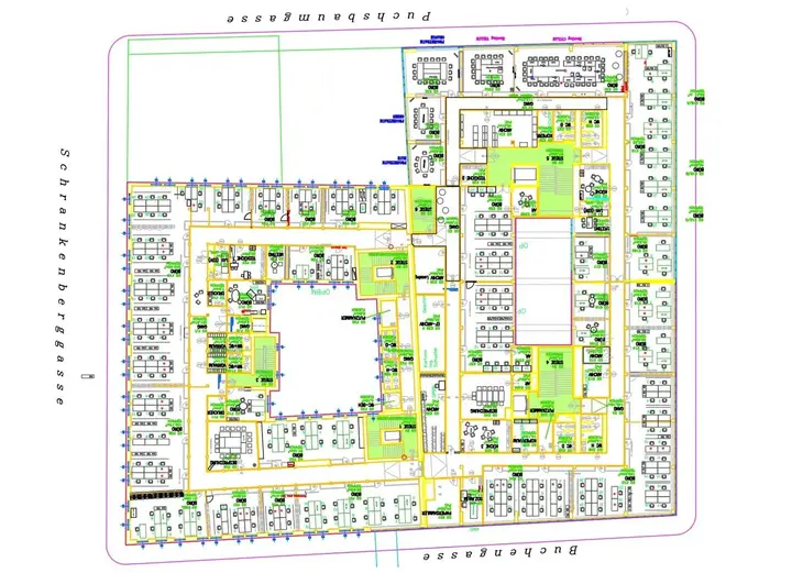 1100 Wien, Buchengasse 11-15 Plan 3 OG ca. 2970 m²