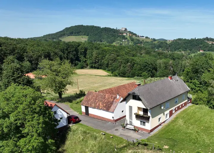 Ansicht mit Schloss Kapfentstein
