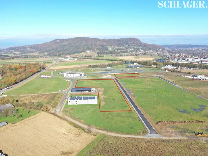 Luftbild Gewerbegebiet Jöss