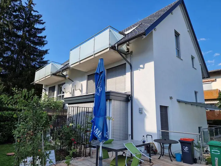 Blick vom Garten aus