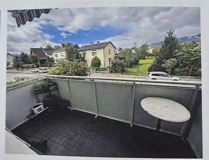 Balkon mit Aussicht