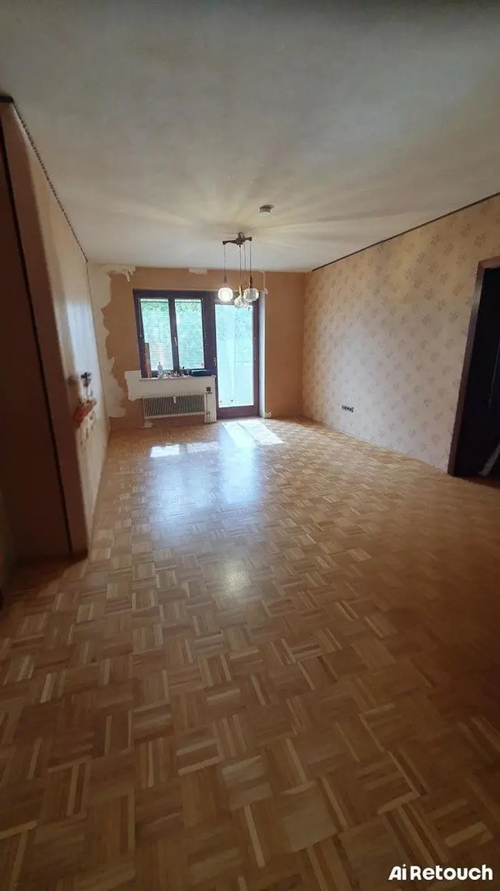 Wohnzimmer Zugang zum Balkon