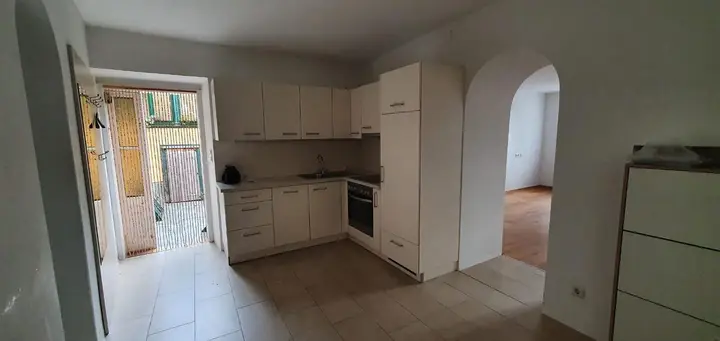 Ausblick zum Eingang Wohnung