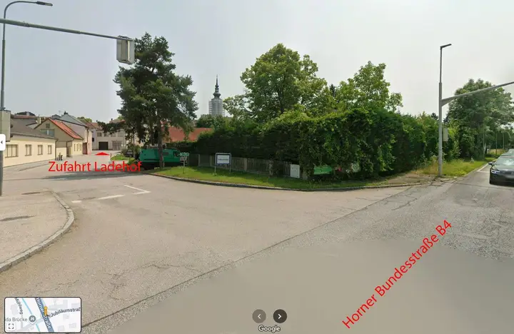 Zufahrt von B4