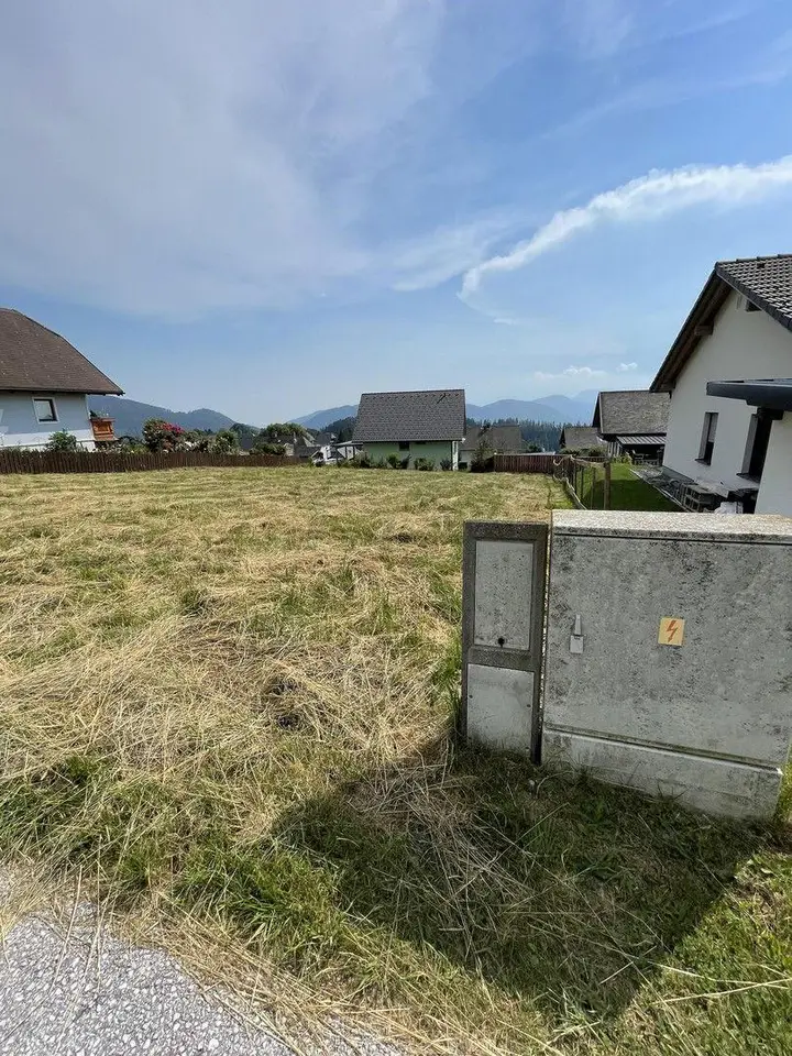 Totale von der Straße aus