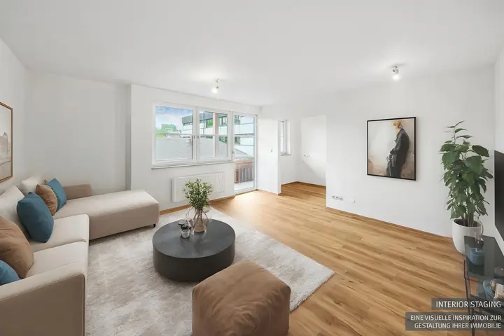 Wohnzimmer Staging