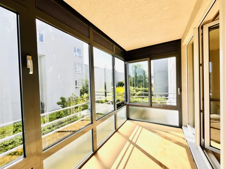 Loggia verglast